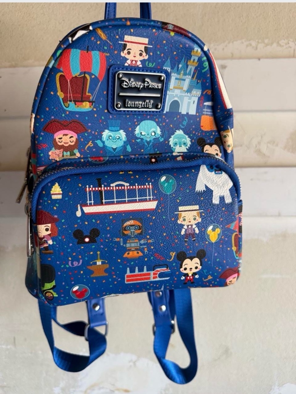 Disney Loungefly Blue Character Mini Backpack